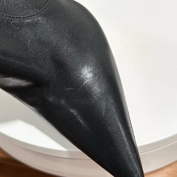 🌹STUART WEITZMAN 🌹 Stretch Black Leather Power Bootie Size: 5.5 - Picture 14 of 16
